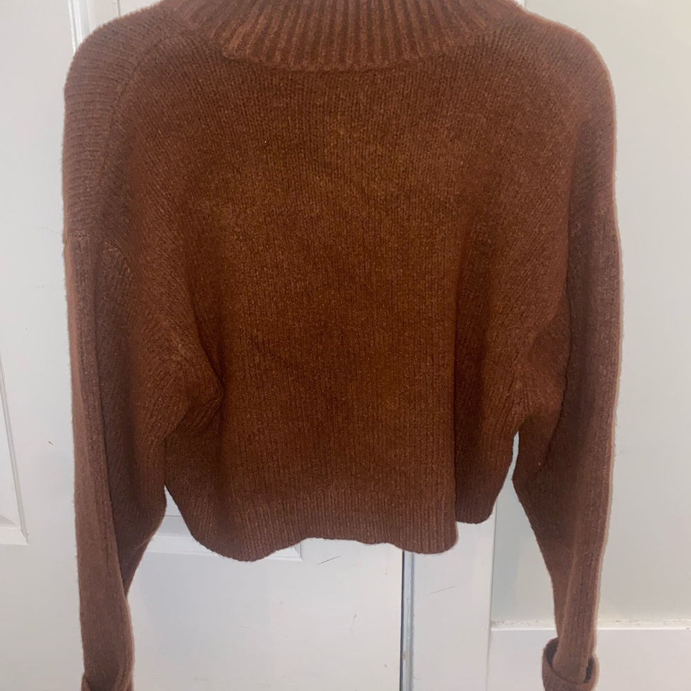 NWT Size M Sunday Best Scottie Turtleneck in Cognac